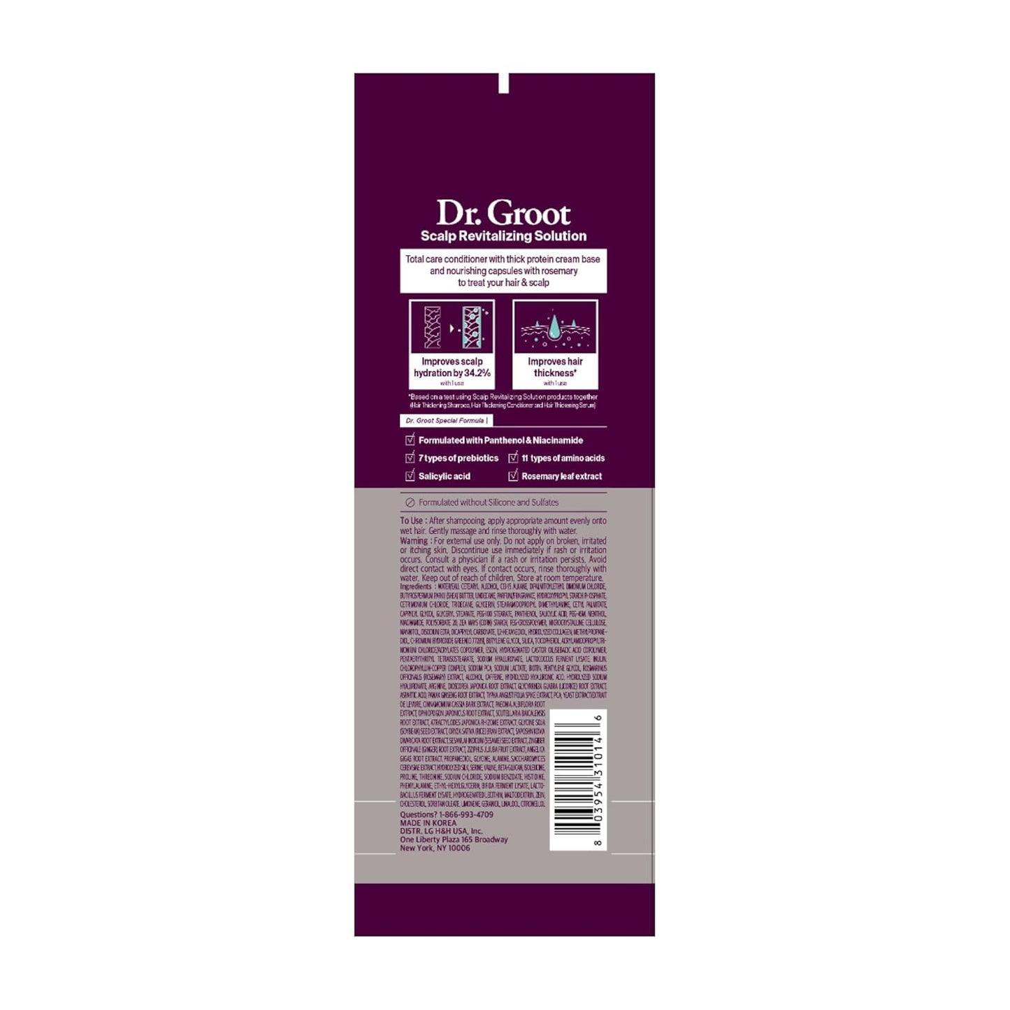Dr. Groot Hair Thickening Conditioner For Hair loss