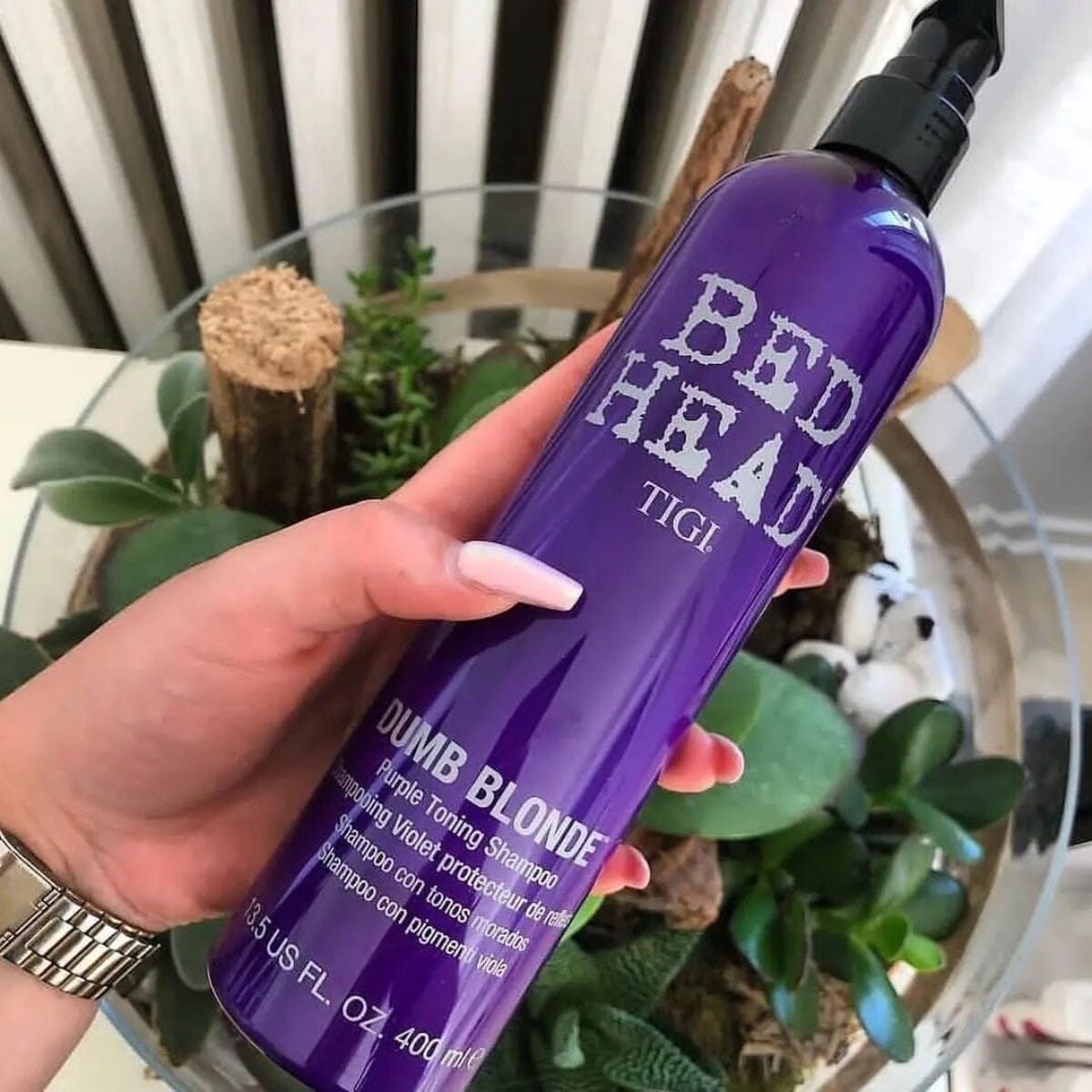 Bed Head by TIGI Dumb Blonde Purple Toning Shampoo: With Purple Toning Pigment 400ml