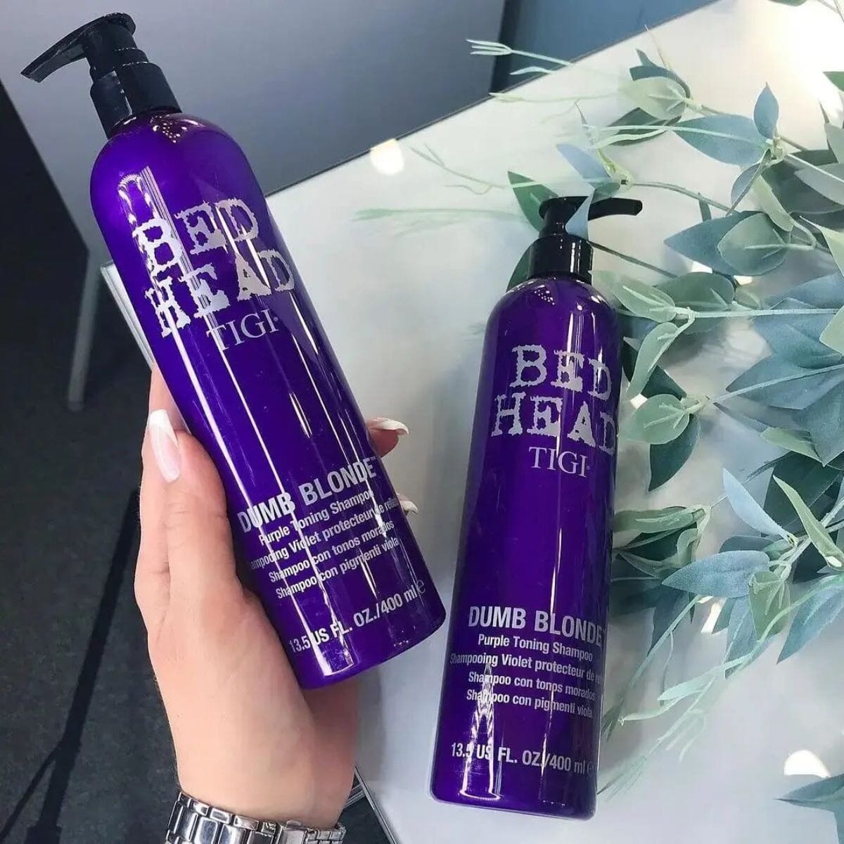 Bed Head by TIGI Dumb Blonde Purple Toning Shampoo: With Purple Toning Pigment 400ml