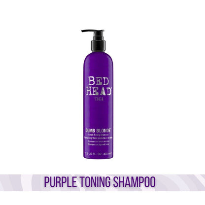 Bed Head by TIGI Dumb Blonde Purple Toning Shampoo: With Purple Toning Pigment 400ml